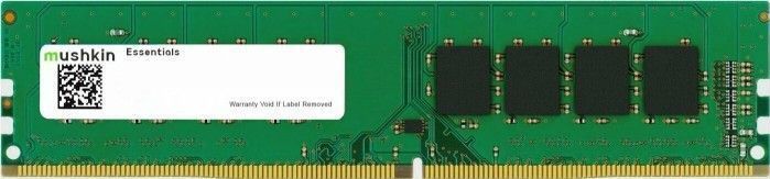 Mushkin - Essentials - RAM Geheugen - Groen - 32 GB - 3200 MHz - DIMM 288 pin