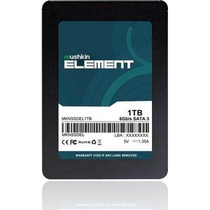 Mushkin Source-II Interne Solid State Drive (SSD) - 6,3 cm (2,5 inch) - SATA III - 6 Gb/s - TLC verticaal 3D - 7 mm (1 TB)