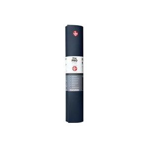 Manduka PRO Yoga Mat Donker Blauw Midnight | 66 x 183 cm, x 0,6 mm dik | Zeer Goede Antislip & Latexvrij | Ideaal voor Hot Yoga & Vinyasa Flow | Deze Yogamat biedt een optimale ondersteuning voor rug, heupen, knieën en ellebogen op harde ondergronden
