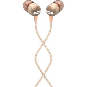 House of Marley Smile Jamaica copper oortjes met draad - oordopjes met microfoon en 1knopsbediening