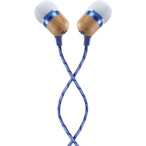 Marley Smile Jamaica In-Ear Oordopjes, Met 1-Knop Microfoon Bediening, Ruis Isolerend Ontwerp 9.2mm Driver, Oordopjes Inbegrepen In 2 Maten Voor Langdurig Comfort, Knoopvrij Draad, Paars