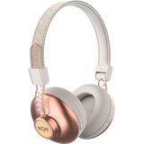 House of Marley Positive Vibration 2 Bt, Draadloze Bluetooth On-Ear Hoofdtelefoon, Geluidsisolatie, Premium Geluid, Microfoon, Opladen Via Usb, 10 Uur Batterijduur, Copper