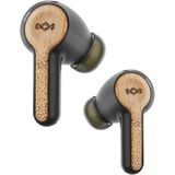 House of Marley Rebel Bluetooth Oordopjes  - 30+ uur - 2 EQ instellingen - Volledig draadloze oortjes - Draadloos opladen - Zwart