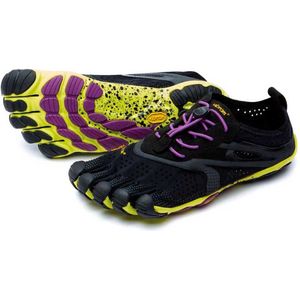 Vibram Five Fingers V Run Runningschoenen Dames Black / Yellow / Purple