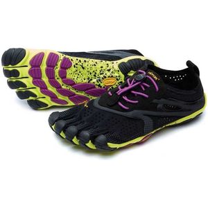 Vibram Five Fingers V Run Runningschoenen Dames Black / Yellow / Purple