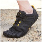 Vibram Five Fingers V-Trail 2.0 Trailschoenen voor dames, Zwart Zwart Geel Zwart Geel Zwart Geel, 36 EU