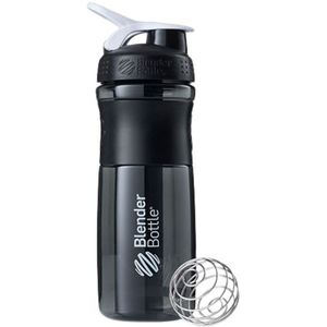 BlenderBottle™ SPORTMIXER Big Zwart/Wit met oog - Eiwitshaker / Bidon / Shakebeker  - 820 ml