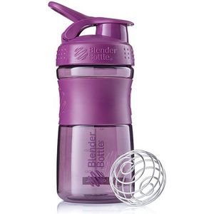 BlenderBottle SportMixer Shaker Fles Perfect voor Proteïne Shakes en Pre Workout, 20oz, Pruim