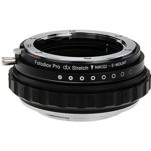 Fotodiox DLX Stretch Lens Mount Adapter - Nikon Nikkor F Mount G-Type D/SLR Lens to Sony Alpha E-Mount Mirrorless Camera Body met Macro Focusing Helicoid en Magnetische Drop-In Filters