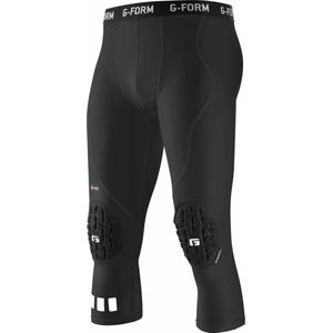 G-Form Pro 3/4 Compressie Broek Met Pads Heren - Zwart