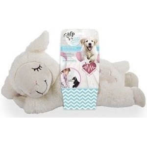 All For Paws Heart Beat Sheep Puppyknuffel - Pluche - Verlatingsangst - Inclusief hartslag
