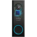Eufy Video Doorbell 2K (Battery-Powered) add on Doorbell schwarz | Türklingel | 2K & WDR | Stromsparend | IP65 | Fortschrittliche Personenerkennung