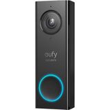 Eufy Video Doorbell 2K (Battery-Powered) add on Doorbell schwarz | Türklingel | 2K & WDR | Stromsparend | IP65 | Fortschrittliche Personenerkennung