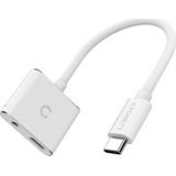 Cygnett Essential USB-C to 3.5mm Audio Adapter and USB-C (White)