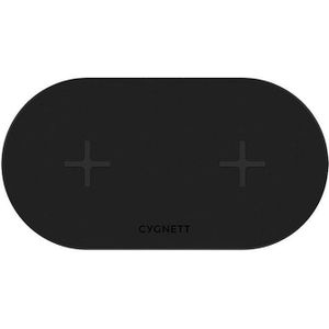 Cygnett 20W Dual Wireless Charger (Black)