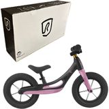 Rebel Kidz Loopfiets - Loopfiets - 12 Inch - Zwart/Roze