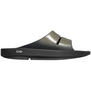 OOfos - OOah Luxe - Slippers - Zwart - OOfoam - Anatomisch Voetbed