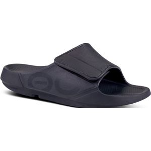 OOfos - OOahh Sport Flex Slippers - Zwart - Waterbestendig - Unisex