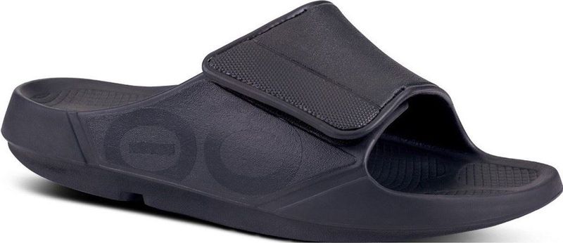 OOfos - OOahh Sport Flex Slippers - Zwart - Waterbestendig - Unisex