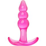 Buttplug met Beads - Roze