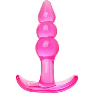 Buttplug met Beads - Roze