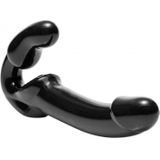 Strapless Voorbind Dildo - Zwart