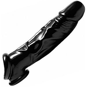 XR Brands AE258 Tool Penis Sheath and Ball Stretcher,1 stuk (pak van 1),zwart