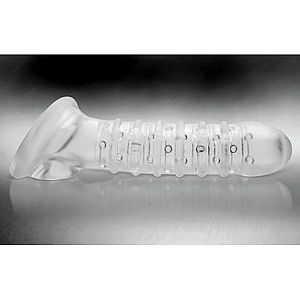 Tom of Finland - Textured Girth Enhancer-Clear