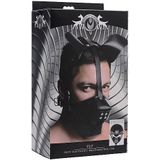 Puppy Play Masker Met Ballgag - Zwart