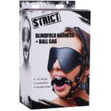 Strict - Eye Mask Harness with Ball Gag