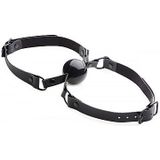 XR Brands - Master Series - Doppelganger Silicone Double Mouth Gag - Black