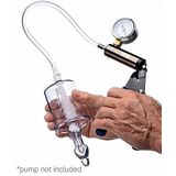 XR Brands - Tom of Finland - Anal Rosebud Vacuum with Beaded Rod - Transparent
