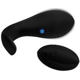 Dark Pod Rechargable Remote Control Vibrating Egg - Black