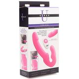 Strapless Strap On with Remote- Pink