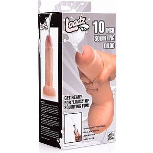 Loadz Dual Density Spuitende Dildo - 25 cm