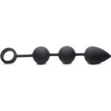 Tom of Finland Weighted Anal Ball Beads - Black