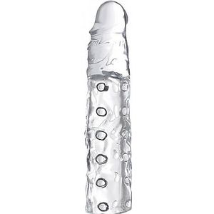 3 Inch Clear Penis Enhancer Sleeve - Transparent