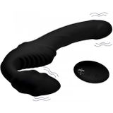 Pro Rider 9X Vibrating Silicone Strapless Strap On with Remote C