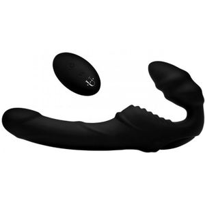 Pro Rider Strapless Strap-on Vibrator - Zwart