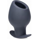 Master Series Ass Goblet Hollow Anal Plug, 222 g, zwart