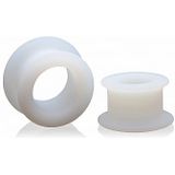 Stretch Master 2 pc Silicone Anal Grommet Set - White