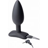 Bum Shock E-Stim Silicone Anal Plug - Black