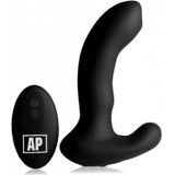 10X P-MASSAGE Prostate Stimulator with Stroking Bead - Black