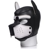 Neoprene Puppy Hood - Black and White