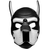 Neoprene Puppy Hood - Black and White