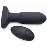 10X Inflatable + Vibrating Missile Silicone Anal Plug