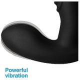 7x P-Thump Tapping Prostate Vibe with Remote Control - Black