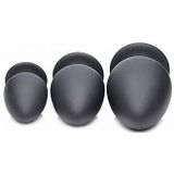 Squeezable Small Anal Plug - Black