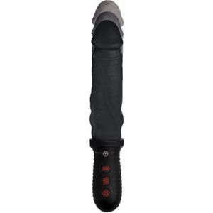 8X Auto Pounder Vibrating and Thrusting Dildo - Black