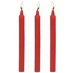 Fire Sticks - Fetish Drip Candles Set of 3 - Red